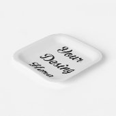 Benutzerdefinierte Brautparty-Papiere-Teller am Pl Pappteller (Gewinkelt)