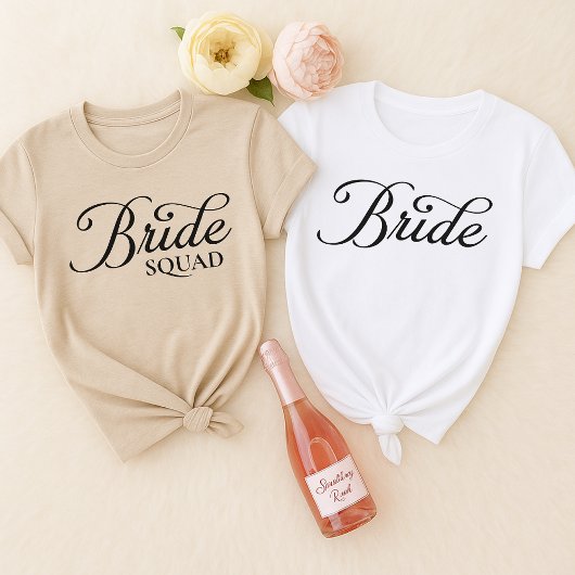 Benutzerdefinierte Brautparty-Shirts | Bridesmaid T-Shirt