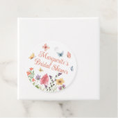 Benutzerdefinierte Brautparty-Wildblumen und Schme Geschenkanhänger (Beispiel)