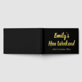 Benutzerdefinierte Briefe an die Bride Hen Do Week Gästebuch (Voll)