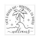 Benutzerdefinierte Briefmarke der Rücksendeadresse Permastempel (Design)