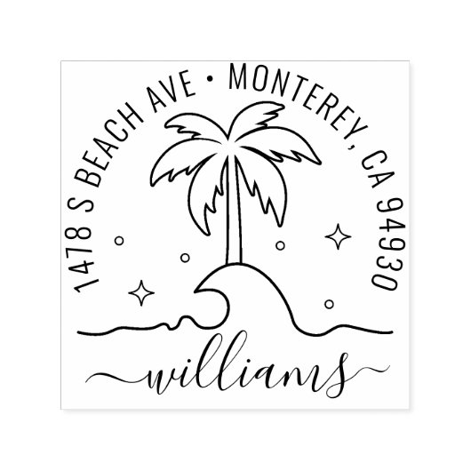 Benutzerdefinierte Briefmarke der Rücksendeadresse Permastempel (Design)