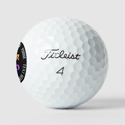 Benutzerdefinierte Briefmarke für Logotexte Golf B Golfball (Logo)