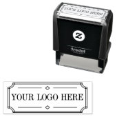 Benutzerdefinierte Briefmarke mit Ihrem Logo-Gesch Permastempel (Beispiel)