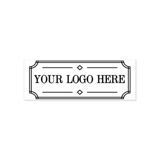 Benutzerdefinierte Briefmarke mit Ihrem Logo-Gesch Permastempel (Design)