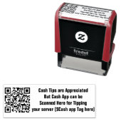 Benutzerdefinierte Briefmarke mit QR-Code für Tipp Permastempel (Beispiel)