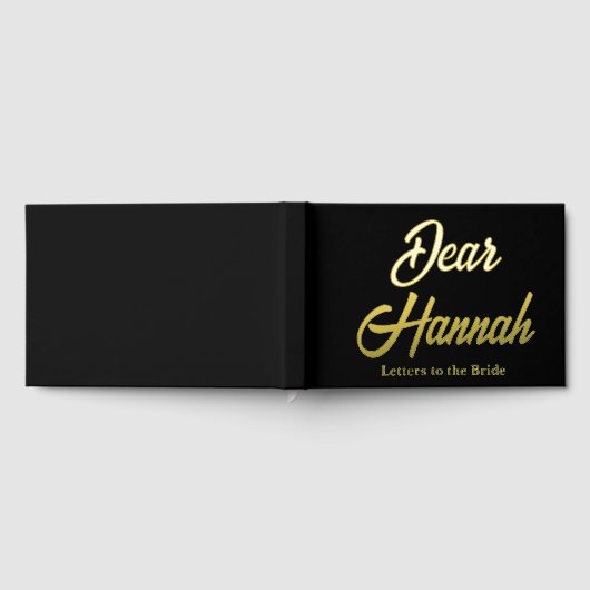 Benutzerdefinierte Buchstaben an das Bride Hen Do- Gästebuch (Voll)