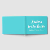 Benutzerdefinierte Buchstaben an das Bride Hen Do- Gästebuch (Voll)