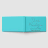 Benutzerdefinierte Buchstaben an das Bride Hen Do- Gästebuch (Voll)