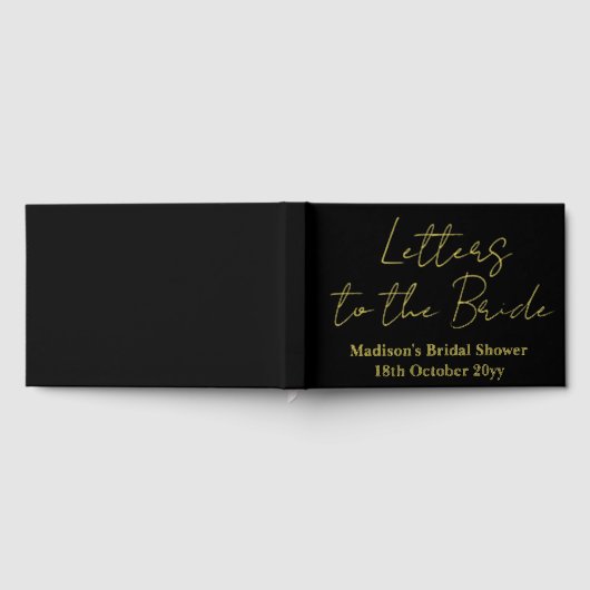 Benutzerdefinierte Buchstaben an das Bride Hen Do- Gästebuch (Voll)