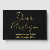 Benutzerdefinierte Buchstaben an das Bride Hen Do- Gästebuch (Vorderseite)