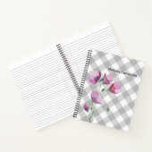 Benutzerdefinierte Buffalo-Blume Kariert und rosa Notizblock (Innenseite)