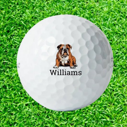 Benutzerdefinierte Bulldogge Golfball