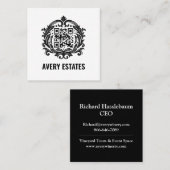 Benutzerdefinierte Business Cards für Unternehmen  Quadratische Visitenkarte (Vorne/Hinten)