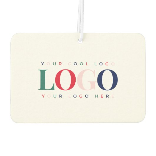 Benutzerdefinierte Business Company Rectangle Logo Autolufterfrischer (Rückseite)