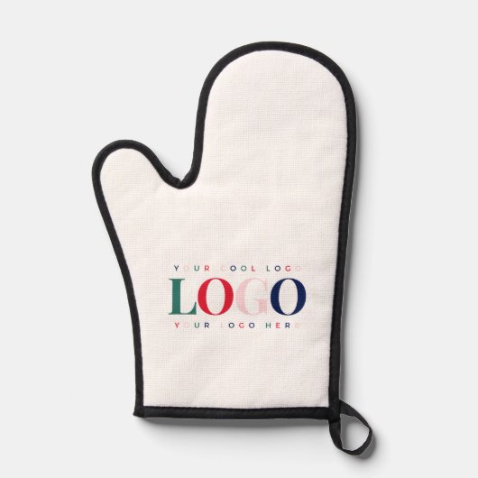 Benutzerdefinierte Business Company Rectangle Logo Ofenhandschuh (Vorderseite)