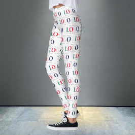 Benutzerdefinierte Business Rectangle Logo-Farbgeb Leggings