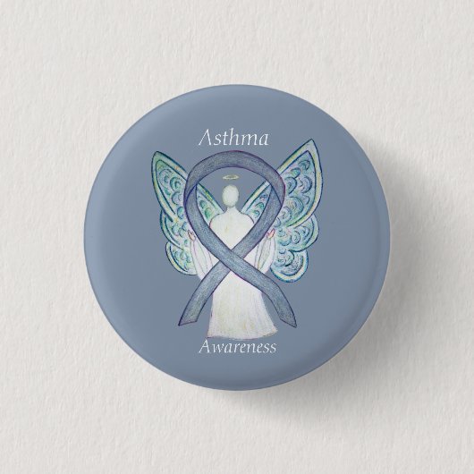 Benutzerdefinierte Button-Buttone für die Asthma A Button (Vorderseite)