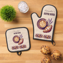 Benutzerdefinierte Cafe Merch Vintage Croissant mi