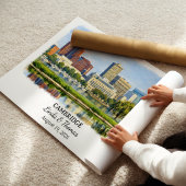 Benutzerdefinierte Cambridge Wandkunst, Massachuse Poster