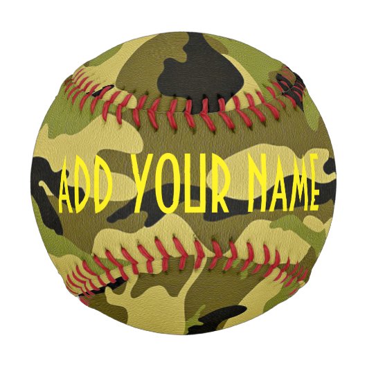 Benutzerdefinierte Camouflage-Baseball Baseball (Vorderseite)