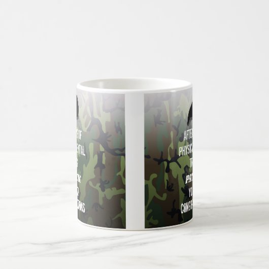 Benutzerdefinierte Camouflage, die die Parade über Kaffeetasse (Mittel)