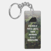 Benutzerdefinierte Camouflage, die die Parade über Schlüsselanhänger (Vorderseite links)