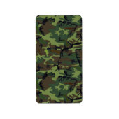 Benutzerdefinierte Camouflage-Labels Adressaufkleber (Vorne)