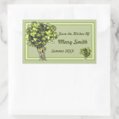 Benutzerdefinierte Canning- und Jarring-Labels Rechteckiger Aufkleber (Tasche)