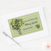 Benutzerdefinierte Canning- und Jarring-Labels Rechteckiger Aufkleber (Umschlag)