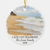 Benutzerdefinierte Cape Cod National Seashore, Mas Keramik Ornament (Vorne)