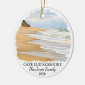 Benutzerdefinierte Cape Cod National Seashore, Mas Keramik Ornament (Links)