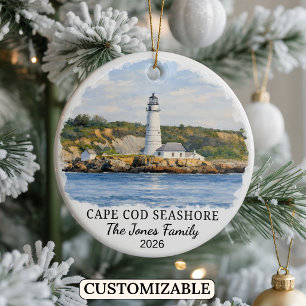 Benutzerdefinierte Cape Cod National Seashore, Mas Keramik Ornament