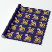 Benutzerdefinierte Capybara HAPPY CAPYBRUH TAG 8. Geschenkpapier (Ungerollt)