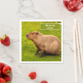 Benutzerdefinierte Capybara Serviette (Beispiel)