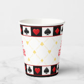 Benutzerdefinierte Casino Party Cups, Poker Spielk Pappbecher (Links)