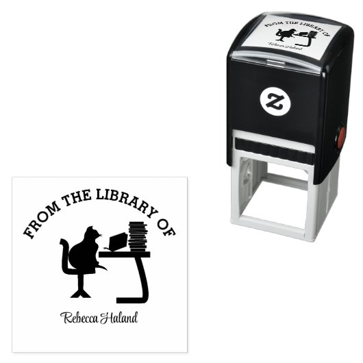 Benutzerdefinierte CAT Book-Briefmarke Permastempel (Beispiel)