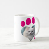 Benutzerdefinierte Cat Lover Tasse - Benutzerdefin (VorderseiteRechts)