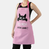 Benutzerdefinierte Cat-Mama-Schürze, Funny Cat All Schürze (InSitu)