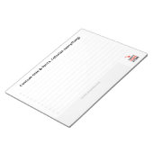 Benutzerdefinierte CHECKLISTE editierbar minimalis Notizblock (angewinkelt)
