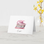 Benutzerdefinierte Chic Pink Nurse Abschluss Card Karte (Gelbe Blume)
