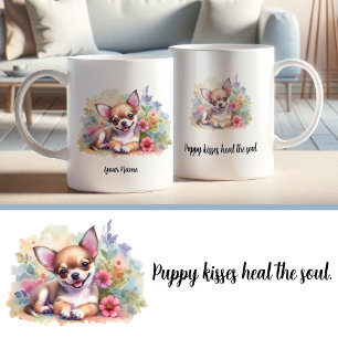 Benutzerdefinierte Chihuahua-Tasse mit inspirieren Kaffeetasse