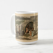 Benutzerdefinierte christliche Familientischdekora Kaffeetasse (Vorderseite Links)