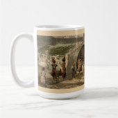 Benutzerdefinierte christliche Familientischdekora Kaffeetasse (Links)
