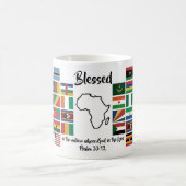 Benutzerdefinierte Christliche FLAGS AFRIKAS Kaffeetasse (Mittel)