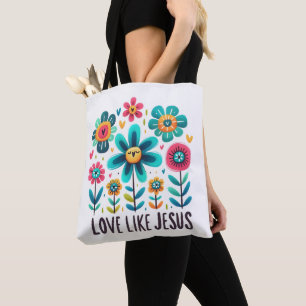 Benutzerdefinierte christliche Liebe wie Jesus Tasche