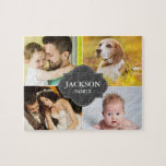 Benutzerdefinierte Collage Fotos Familienname Mult Puzzle<br><div class="desc">Erstellen Sie ein personalisiertes Geschenk mit unserem Custom Collage Fotos Family Name Multi Pictures Jigsaw Puzzle. Dieses anpassbare Puzzle ermöglicht es Ihnen, hochgeschätzte Fotos der Familie zu präsentieren, sodass es für jeden Anlass eine lustige und sinnvolle Gabe ist. Passen Sie dieses Rätsel an, indem Sie alle Fotos ändern und den...</div>