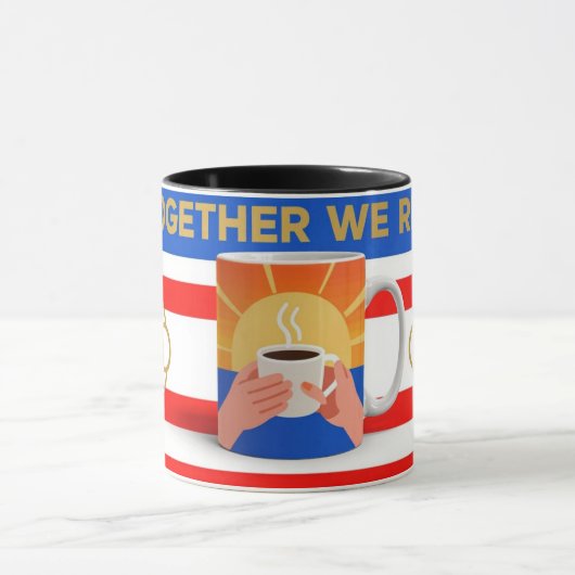 Benutzerdefinierte Combo-Tasse - Farbwechsel und H Tasse (Zentrum)