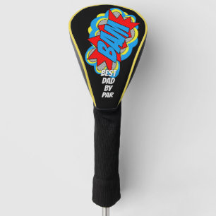 Benutzerdefinierte Comic-Book-Pop-Art-Bester-Vater Golf Headcover
