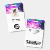 Benutzerdefinierte Coole Holographic Employee-Tags Ausweis (Vorder- & Rückseite)